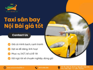 Taxi sân bay Nội Bài giá tốt