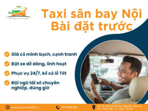Taxi sân bay Nội Bài đặt trước