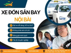 Xe đón sân bay Nội Bài