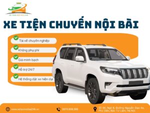 Xe tiện chuyến Nội Bài