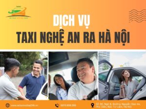 Dịch vụ taxi Nghệ An ra Hà Nội