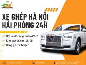 Xe ghép Hà Nội Hải Phòng 24h