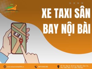 Xe taxi sân bay Nội Bài