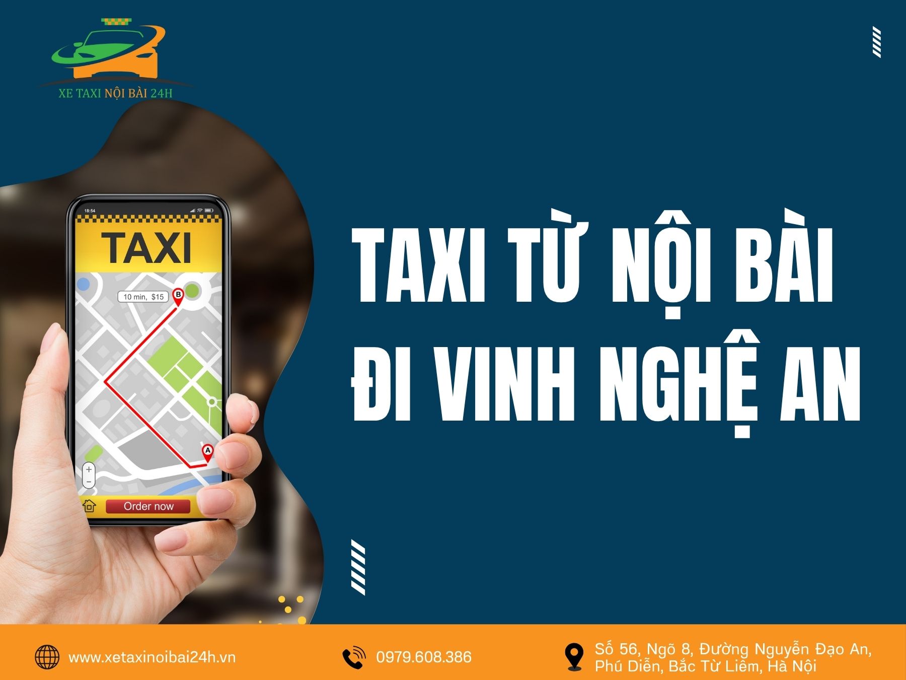 Taxi từ Nội Bài đi Vinh Nghệ An