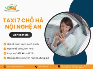 Taxi 7 chỗ Hà Nội Nghệ An