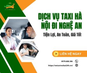 dịch vụ taxi Hà Nội đi Nghệ An