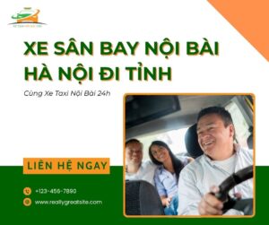 Xe sân bay Nội Bài Hà Nội đi tỉnh