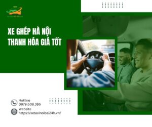 xe ghép Hà Nội Thanh Hóa giá tốt