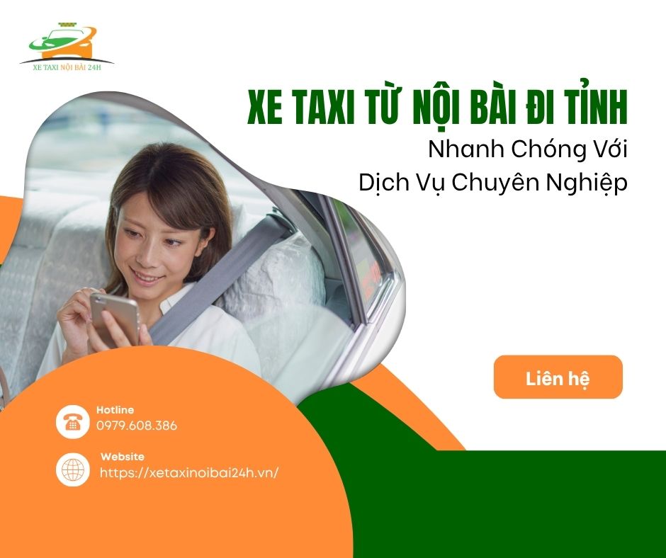 xe taxi từ Nội Bài đi tỉnh