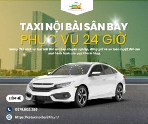 Taxi Nội Bài sân bay phục vụ 24 giờ