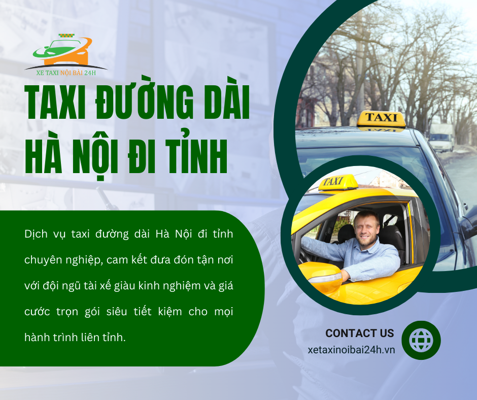 Taxi đường dài Hà Nội đi tỉnh