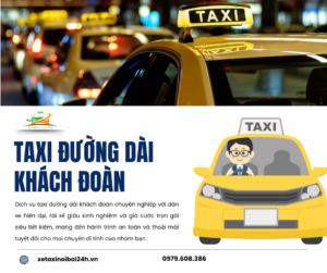 Taxi đường dài khách đoàn