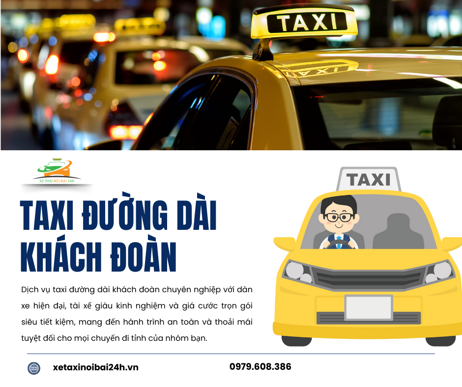 Taxi đường dài khách đoàn