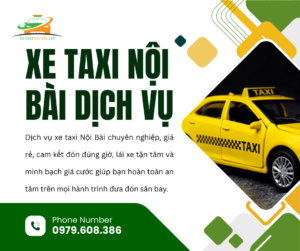 xe taxi Nội Bài dịch vụ