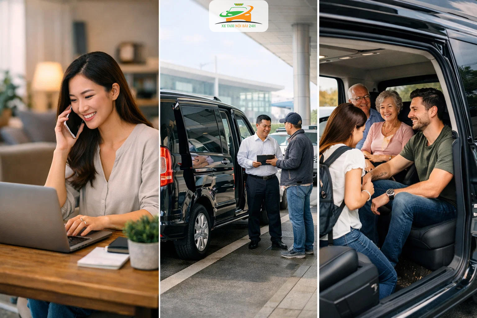 Các bước đặt xe ghép Hà Nội Hải Phòng