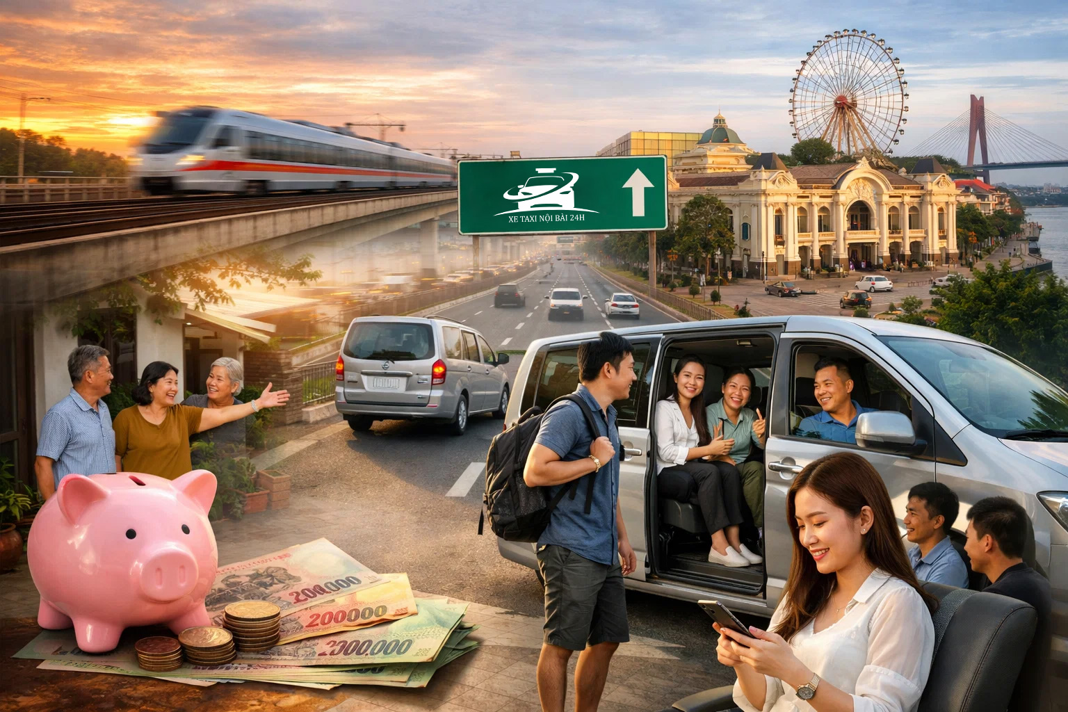 Xe ghép tuyến Hà Nội Hải Phòng tiện lợi nhanh chóng cho hành khách