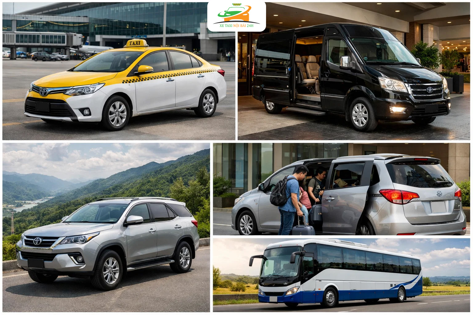 Các loại xe nội bài phổ biến