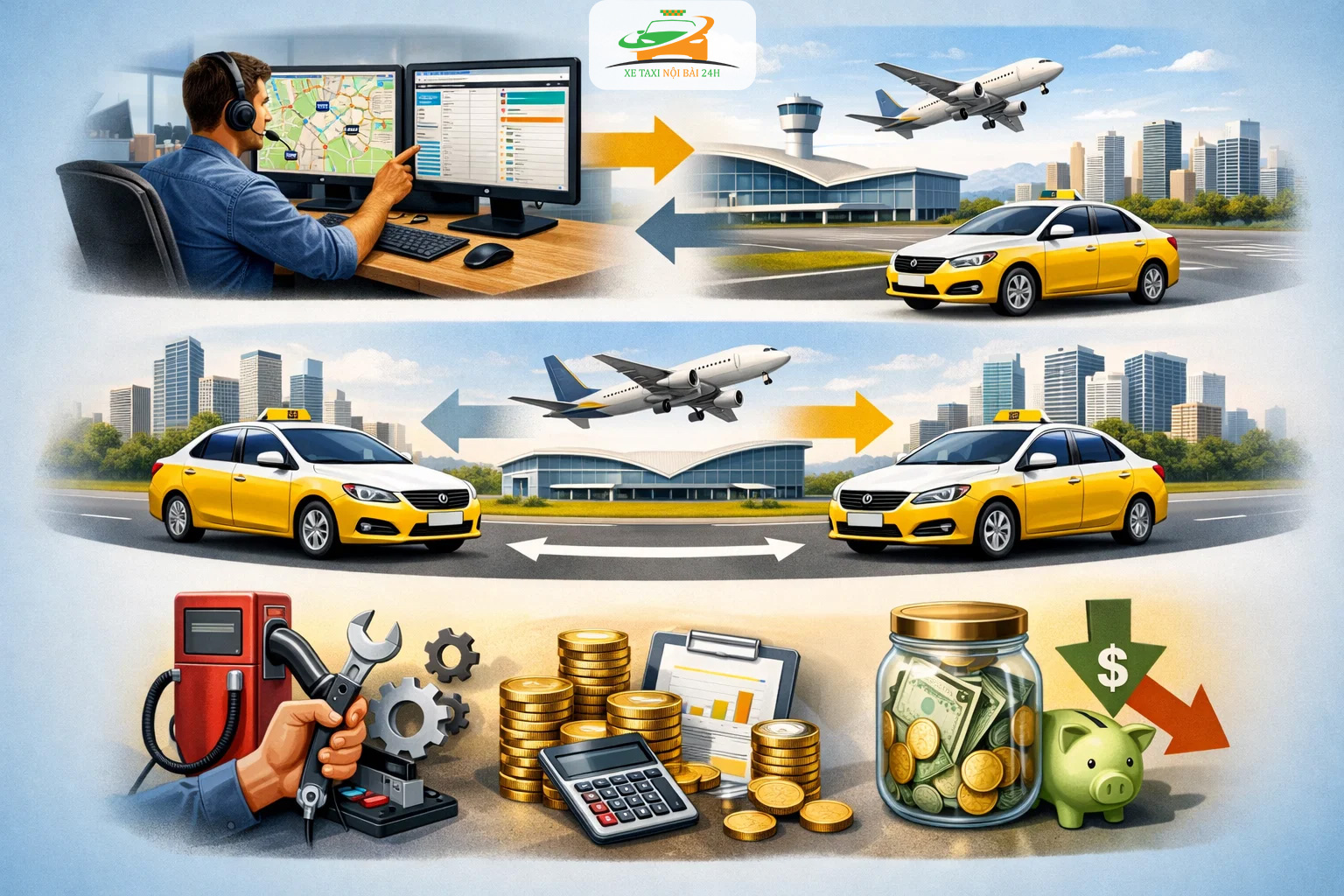 Cách hoạt động của taxi nội bài giá rẻ
