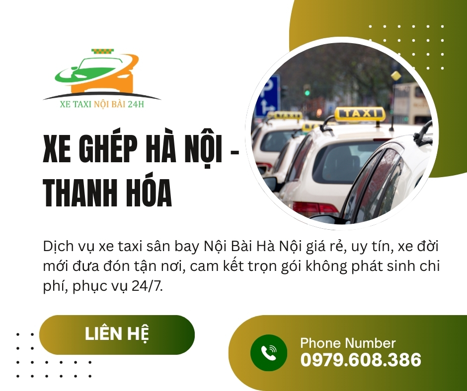 Xe ghép Hà Nội – Thanh Hóa