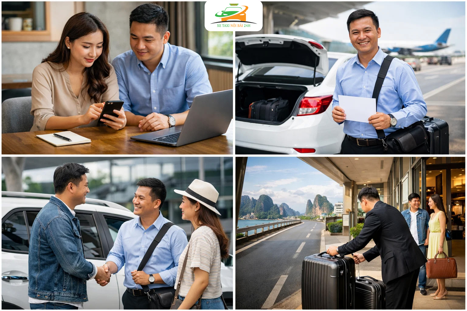 Quy trình đặt dịch vụ taxi nội bài hạ long chuẩn mực