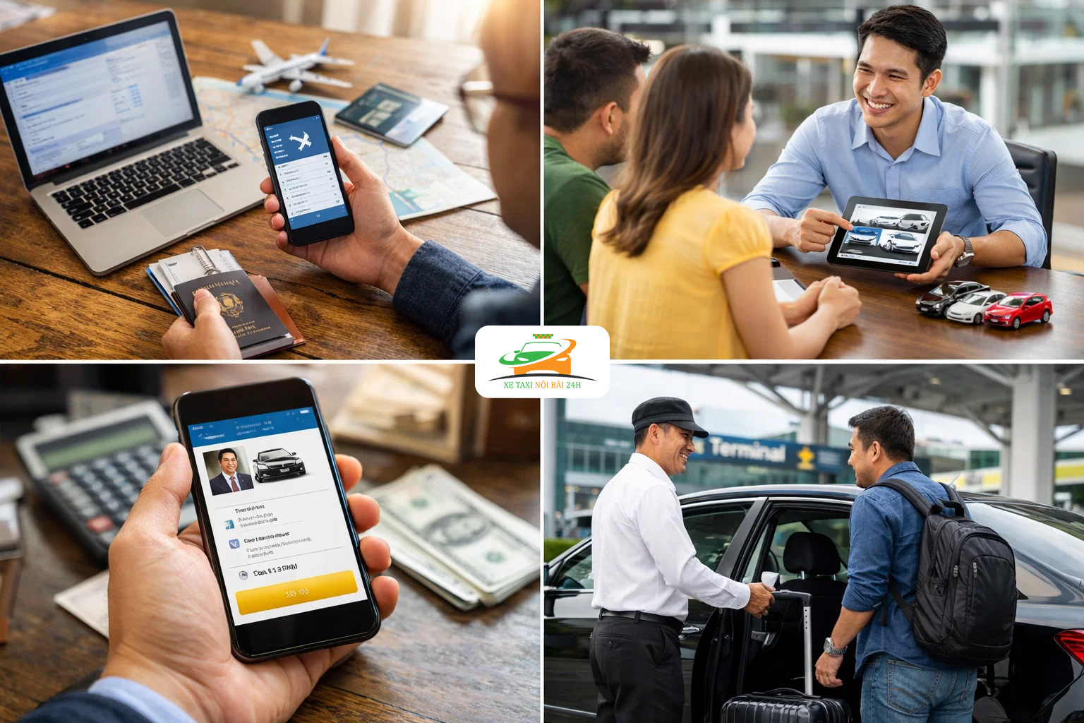 Quy trình đặt dịch vụ taxi nội bài thanh hoá nhanh chóng