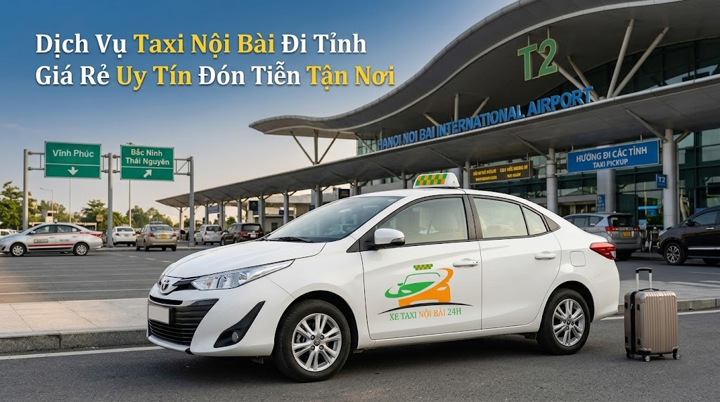 Dịch Vụ Taxi Nội Bài Đi Tỉnh Giá Rẻ Uy Tín Đón Tiễn Tận Nơi