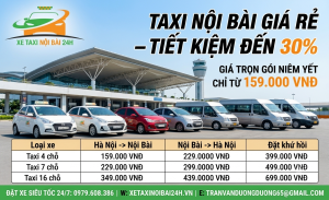 taxi noi bai gia re