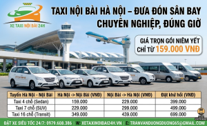 taxi noi bai ha noi dua don chuyen nghiep dung gio