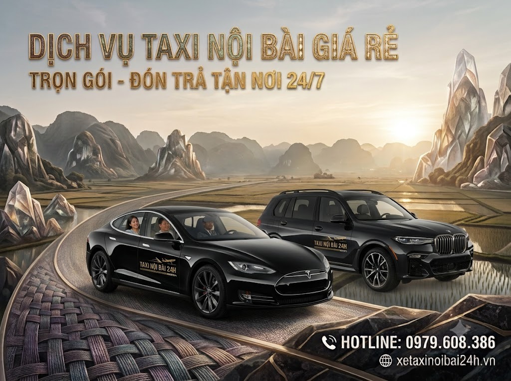 Dịch Vụ Taxi Nội Bài Giá Rẻ Trọn Gói, Đón Trả Tận Nơi 24/7 1 taxi noi bai gia re